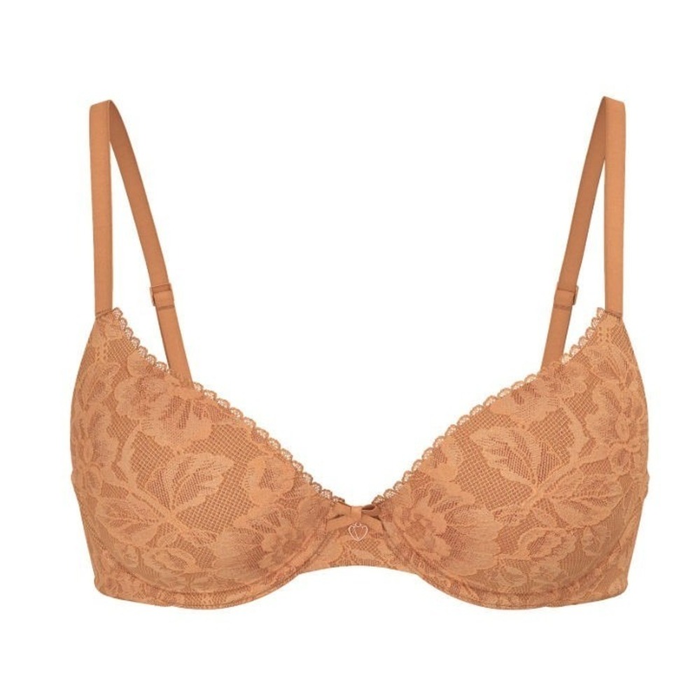 Body by Victoria Secret Invisible Lift Unlined Lace Demi Bra - Toffee - 36DD